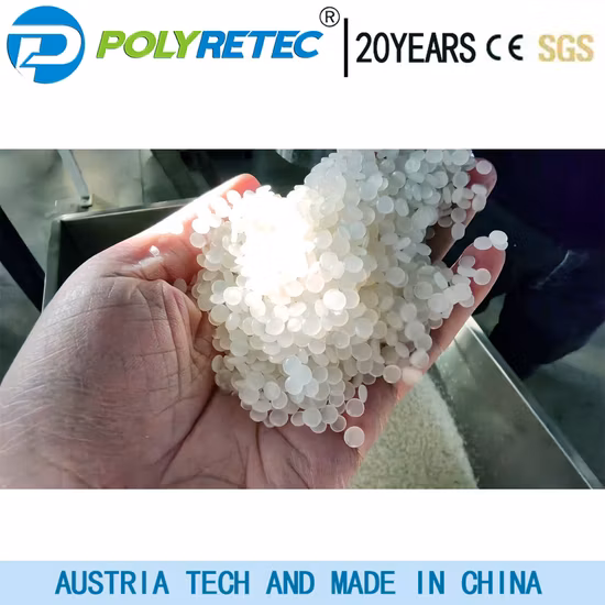 Waste Consumer Plastic Hdldpe PP Bottles Films Woven Bags Recycling Washing Machine