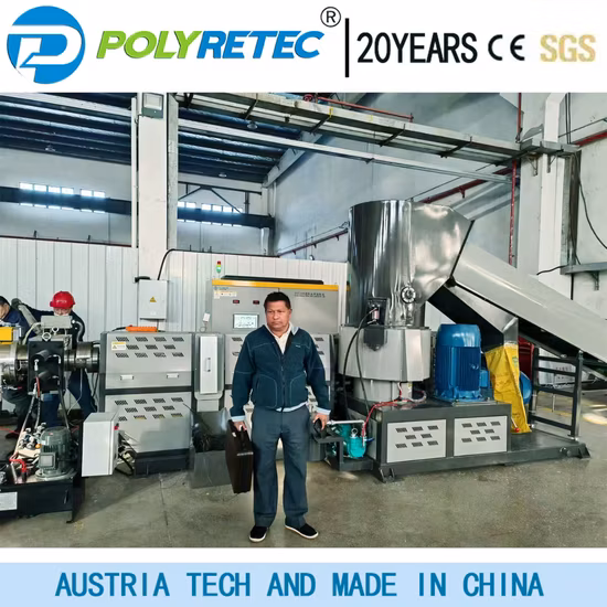 Waste Consumer Plastic Hdldpe PP Bottles Films Woven Bags Recycling Washing Machine