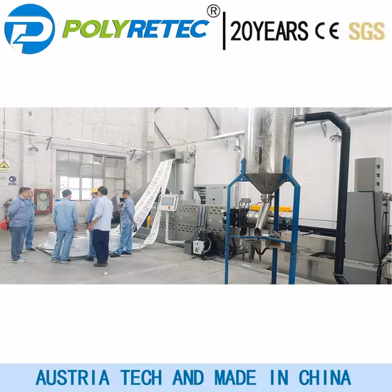 Rifiuti di plastica Hdldpe PP Bottiglie Film Borse tessute Riciclaggio lavatrice