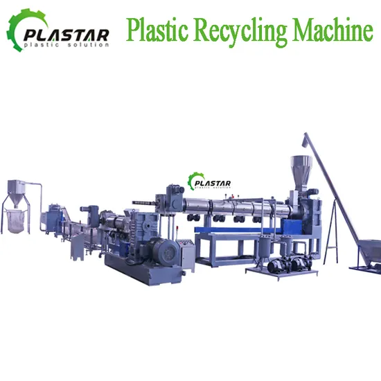 Pet/PP/PE/Film agricolo/Sacchetto tessuto/Nylon/Fiocchi di bottiglia/Tubi Trituratore Frantoio Lavatrice Macchina per il riciclaggio di plastica