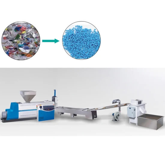 Costo Macchina per il riciclaggio della plastica Riciclare i granuli di plastica che fanno la macchina Granulatore di plastica Prezzo Macchina per produrre pellet di plastica
